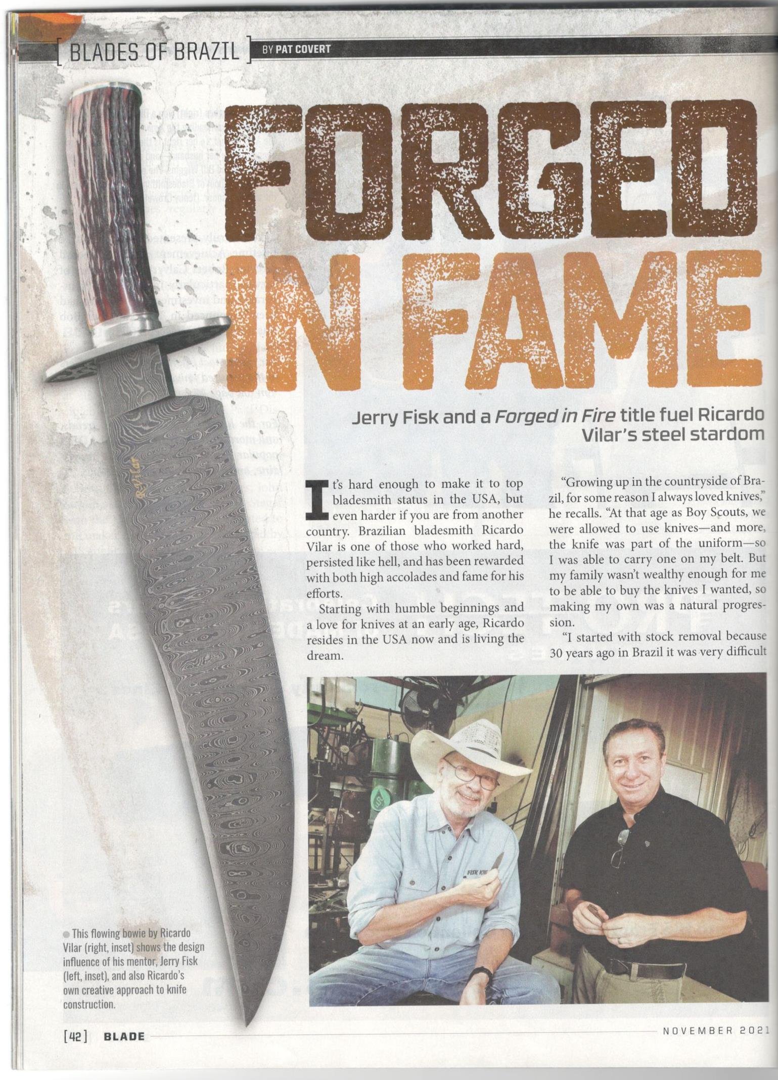 Blade Magazine Feature